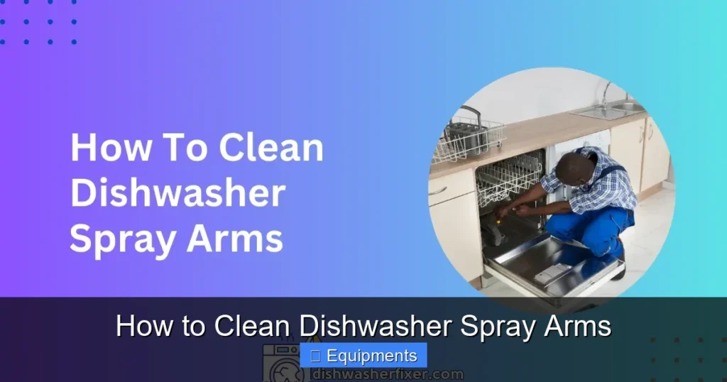 How to Clean Dishwasher Spray Arms
