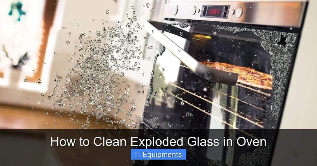 How to Clean Exploded Glass in Oven