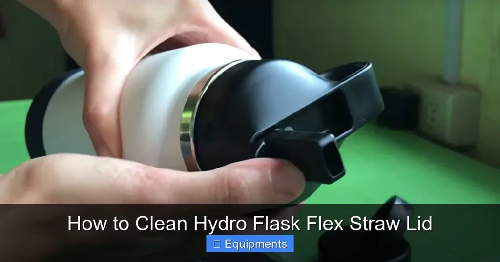 How to Clean Hydro Flask Flex Straw Lid