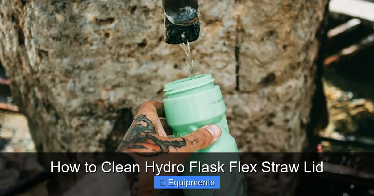 How to Clean Hydro Flask Flex Straw Lid