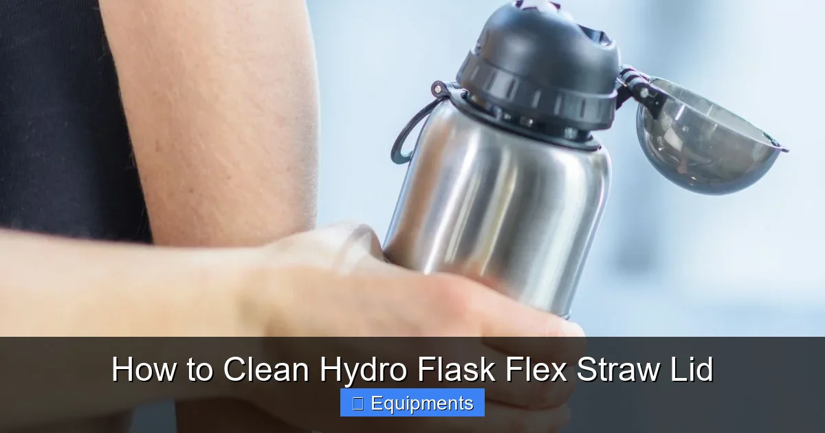 How to Clean Hydro Flask Flex Straw Lid