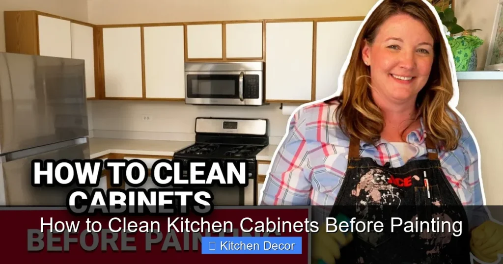 How to Clean Kitchen Cabinets Before Painting