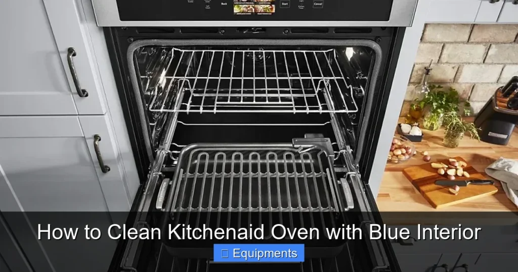 How to Clean Kitchenaid Oven with Blue Interior
