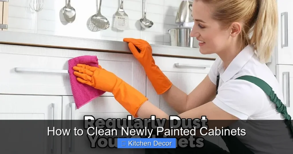 How to Clean Newly Painted Cabinets