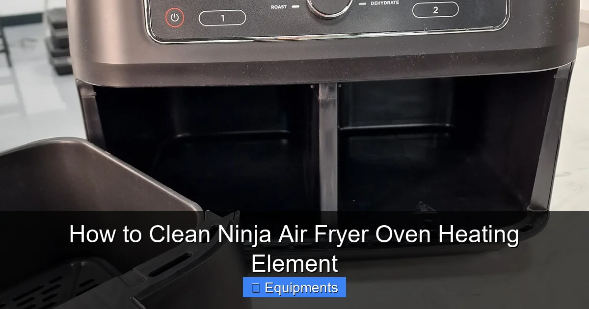 How to Clean Ninja Air Fryer Oven Heating Element