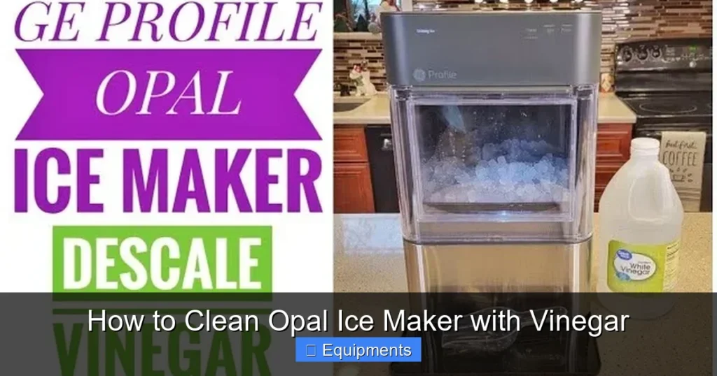 How to Clean Opal Ice Maker with Vinegar
