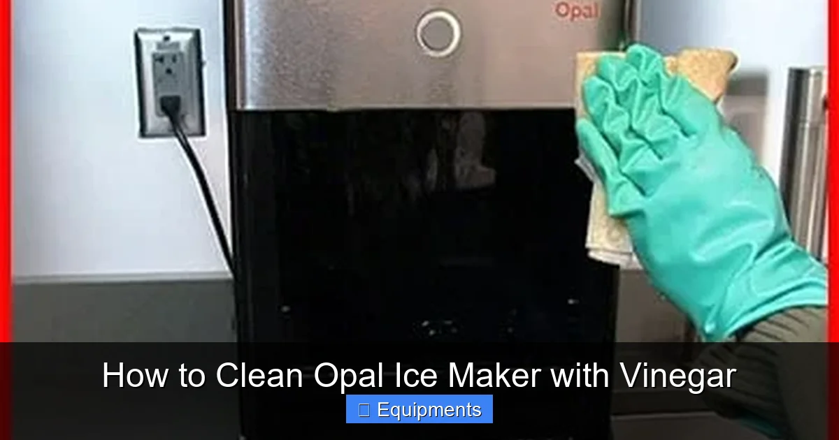 How to Clean Opal Ice Maker with Vinegar
