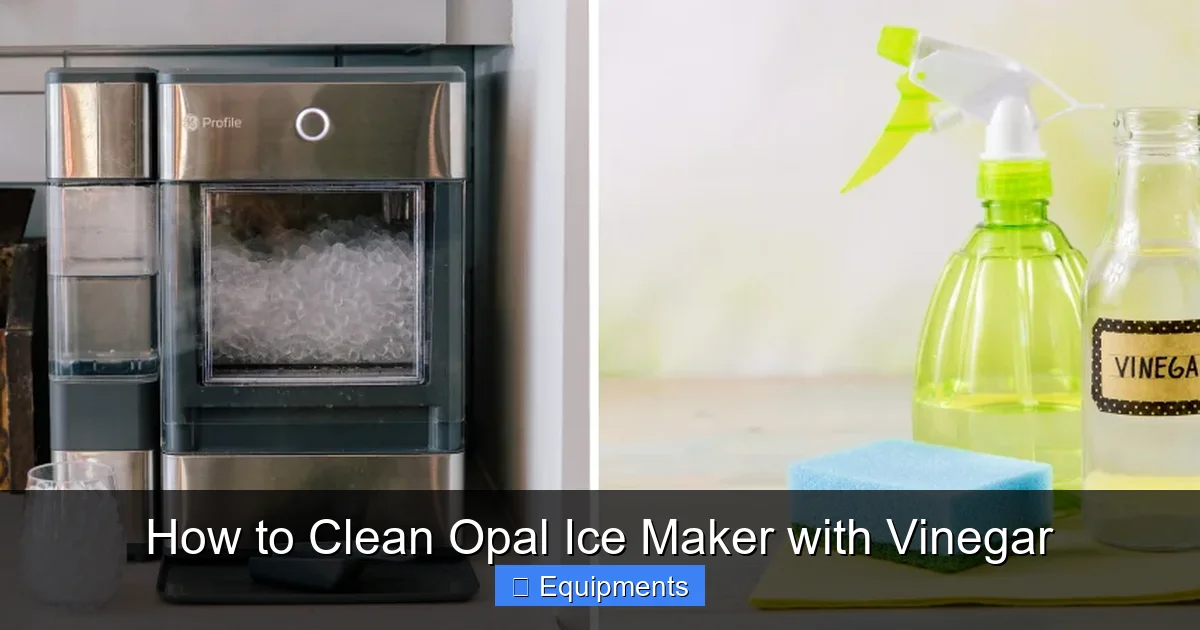 How to Clean Opal Ice Maker with Vinegar