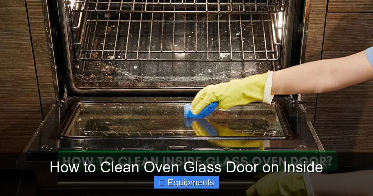How to Clean Oven Glass Door on Inside