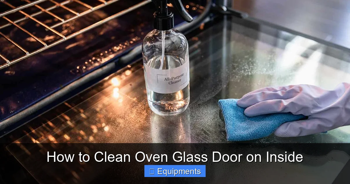 How to Clean Oven Glass Door on Inside
