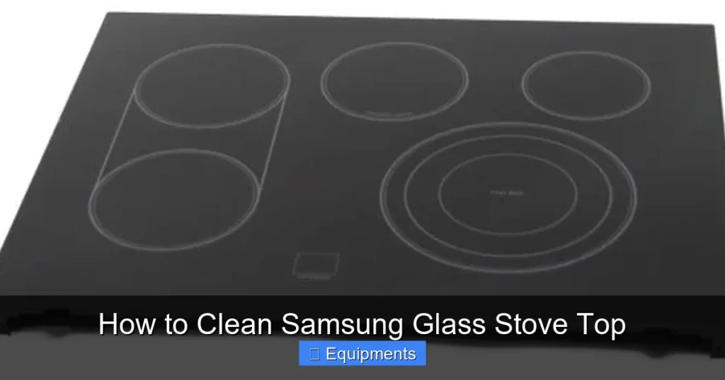 How to Clean Samsung Glass Stove Top