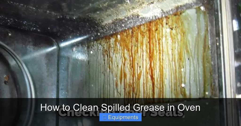 How to Clean Spilled Grease in Oven