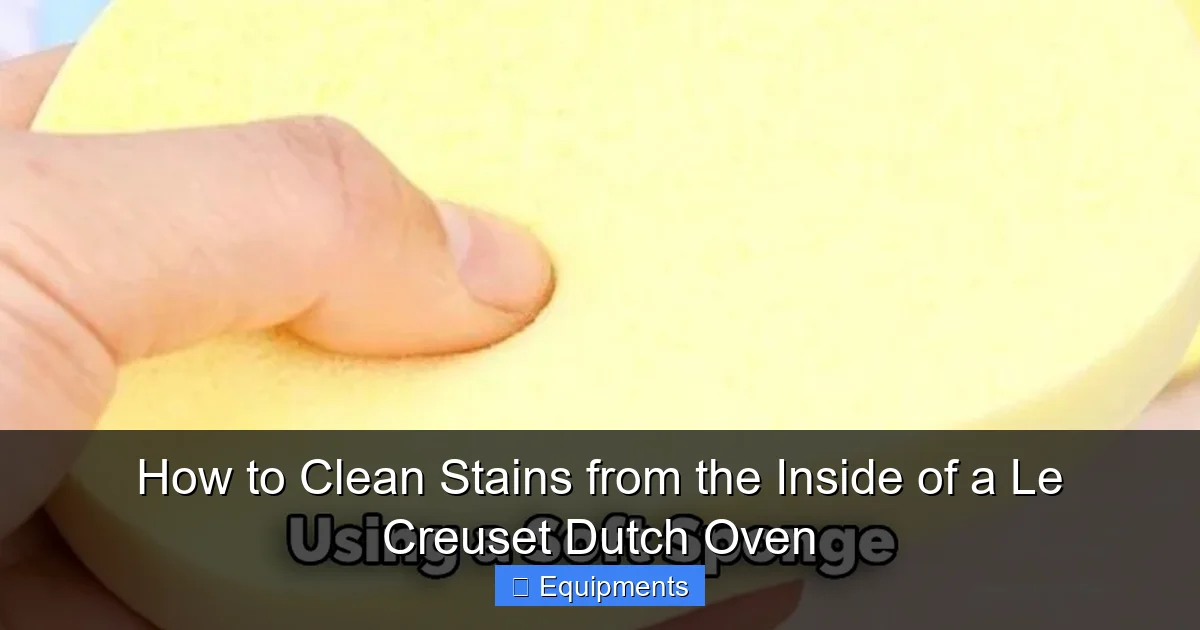 How to Clean Stains from the Inside of a Le Creuset Dutch Oven