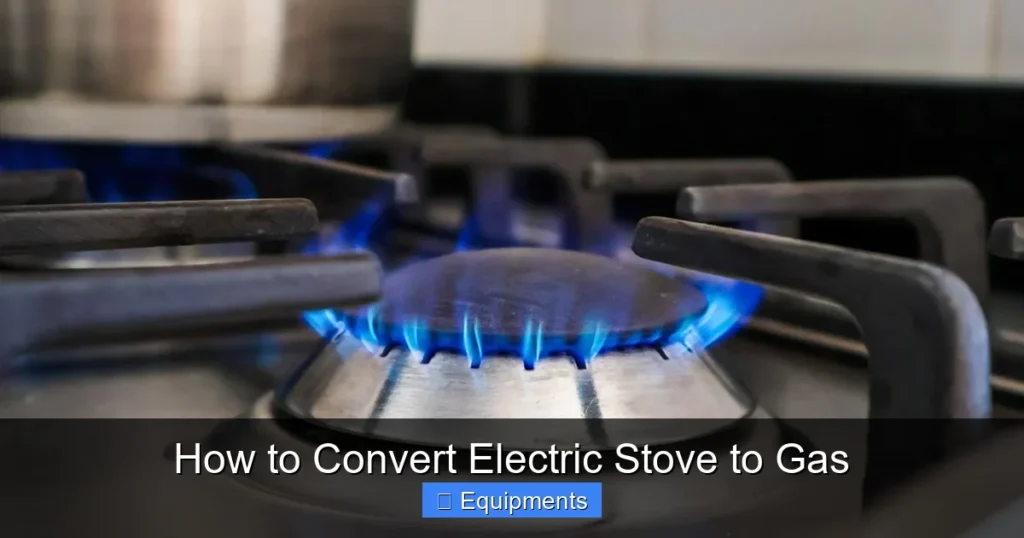How to Convert Electric Stove to Gas