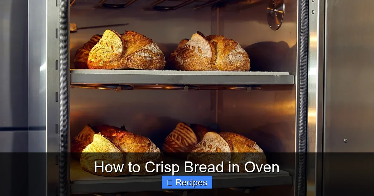 How to Crisp Bread in Oven