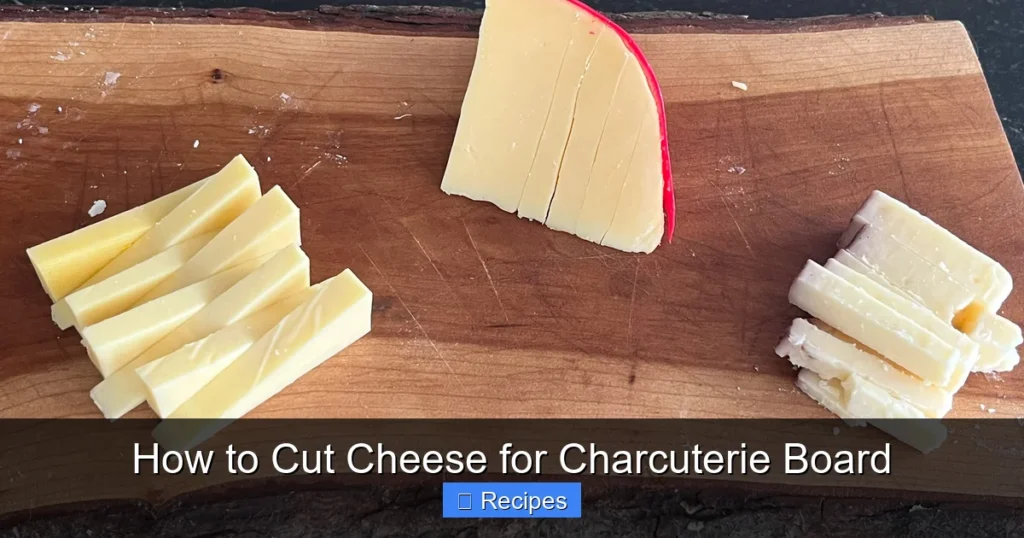 How to Cut Cheese for Charcuterie Board