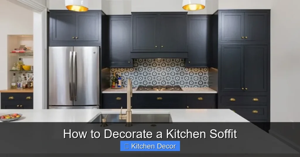 How to Decorate a Kitchen Soffit
