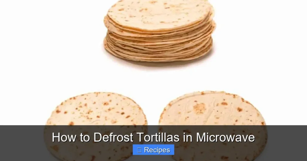 How to Defrost Tortillas in Microwave