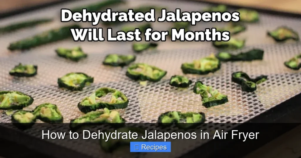 How to Dehydrate Jalapenos in Air Fryer
