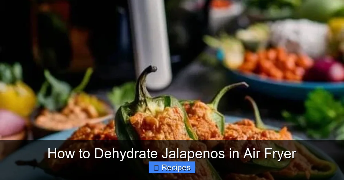 How to Dehydrate Jalapenos in Air Fryer