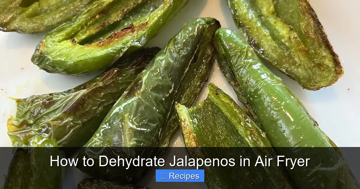 How to Dehydrate Jalapenos in Air Fryer