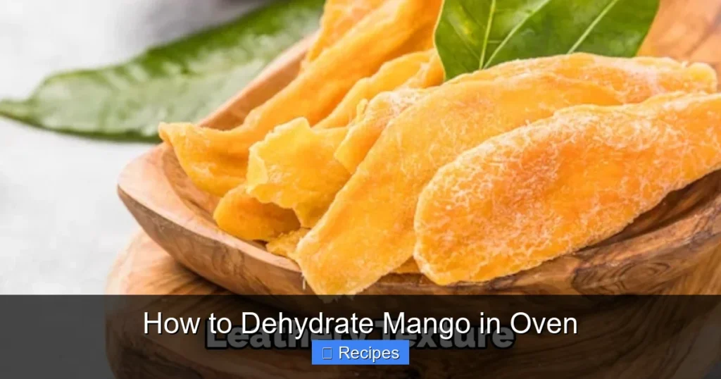 How to Dehydrate Mango in Oven