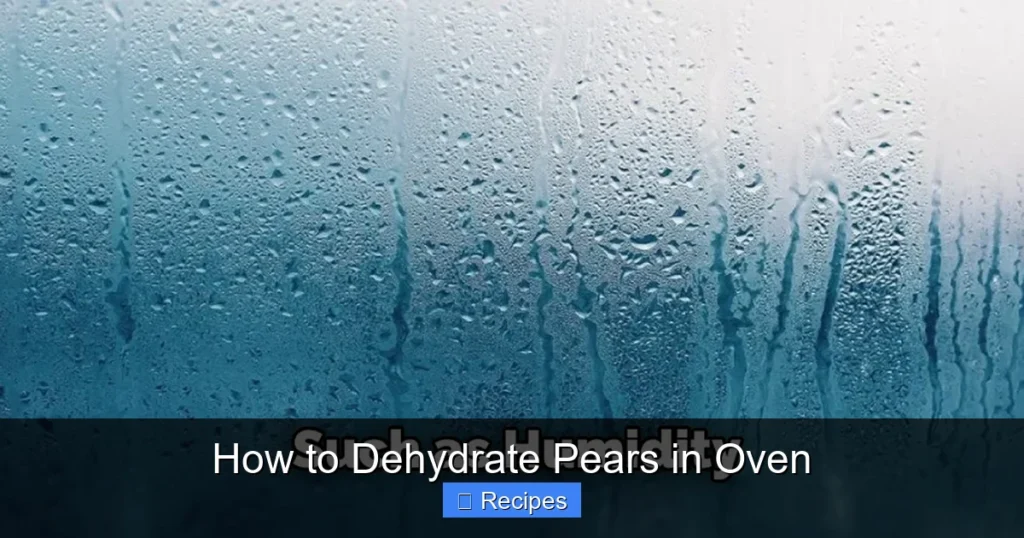 How to Dehydrate Pears in Oven