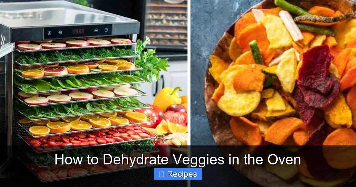 How to Dehydrate Veggies in the Oven