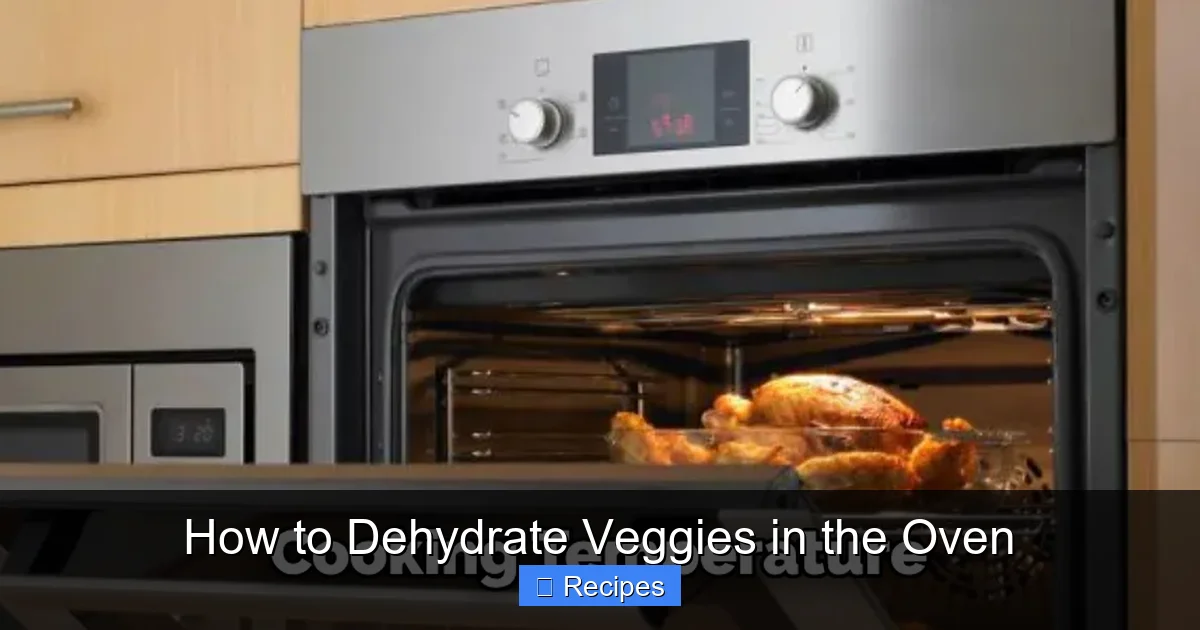 How to Dehydrate Veggies in the Oven