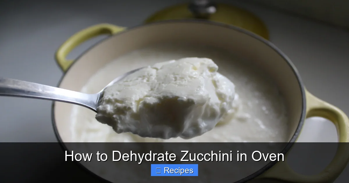 How to Dehydrate Zucchini in Oven