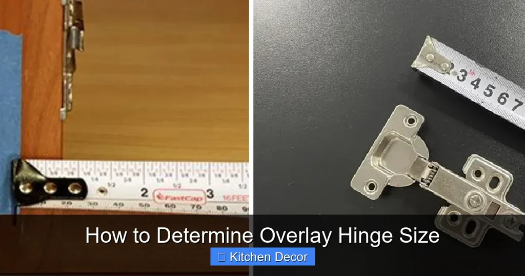 How to Determine Overlay Hinge Size