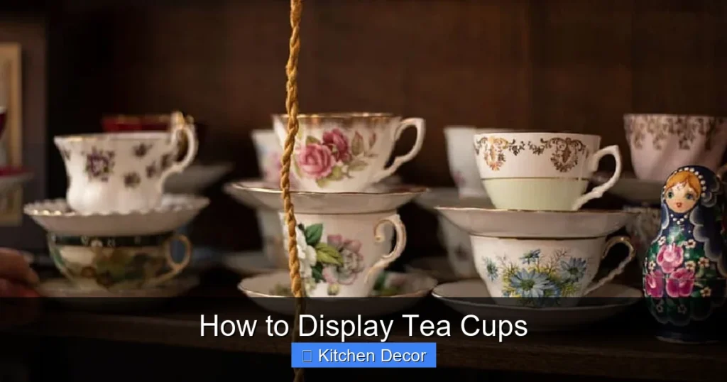 How to Display Tea Cups