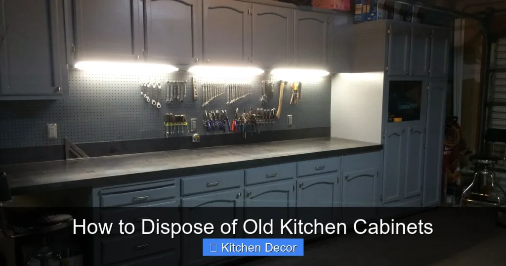 How to Dispose of Old Kitchen Cabinets