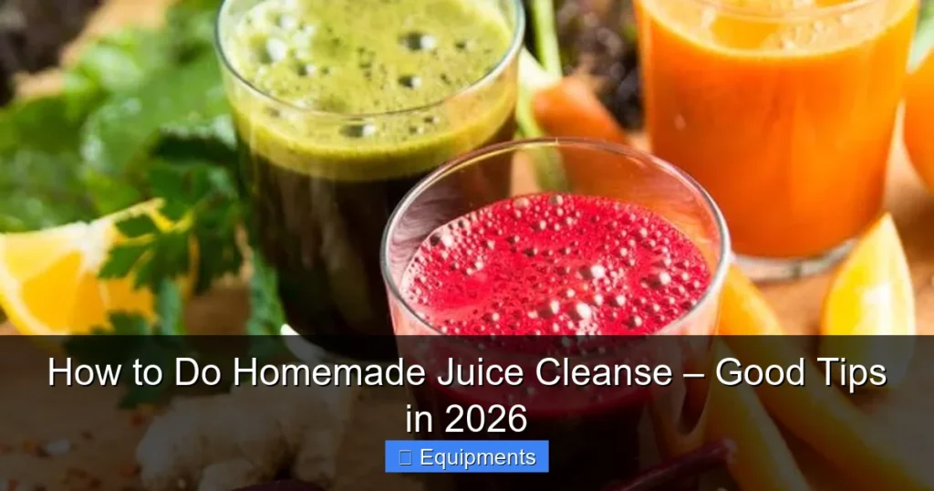 How to Do Homemade Juice Cleanse – Good Tips in 2026