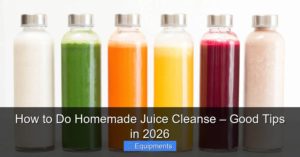 How to Do Homemade Juice Cleanse – Good Tips in 2026