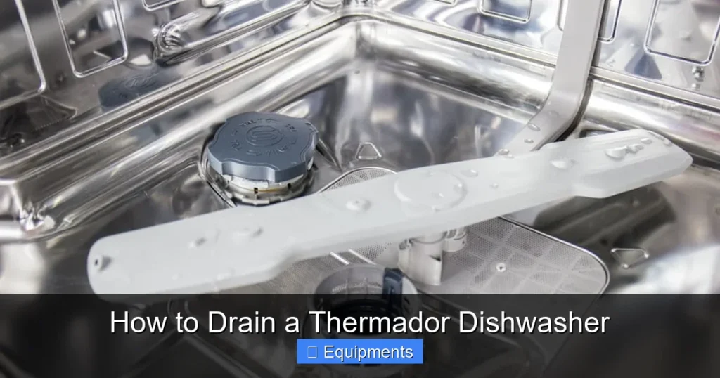 How to Drain a Thermador Dishwasher