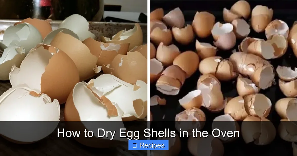 How to Dry Egg Shells in the Oven