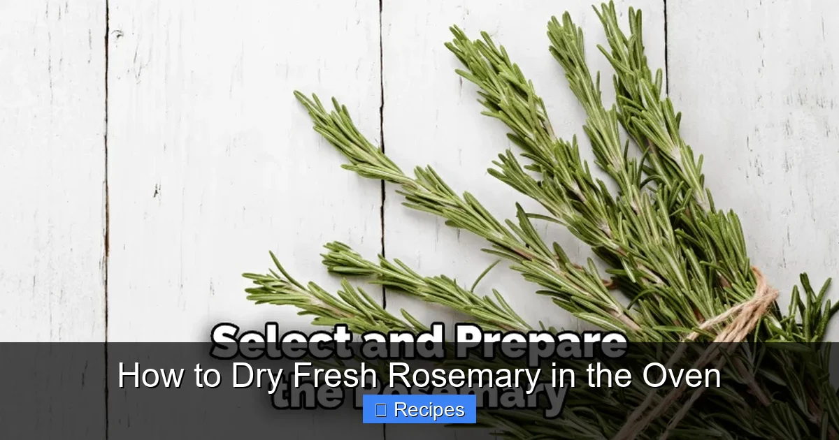 How to Dry Fresh Rosemary in the Oven