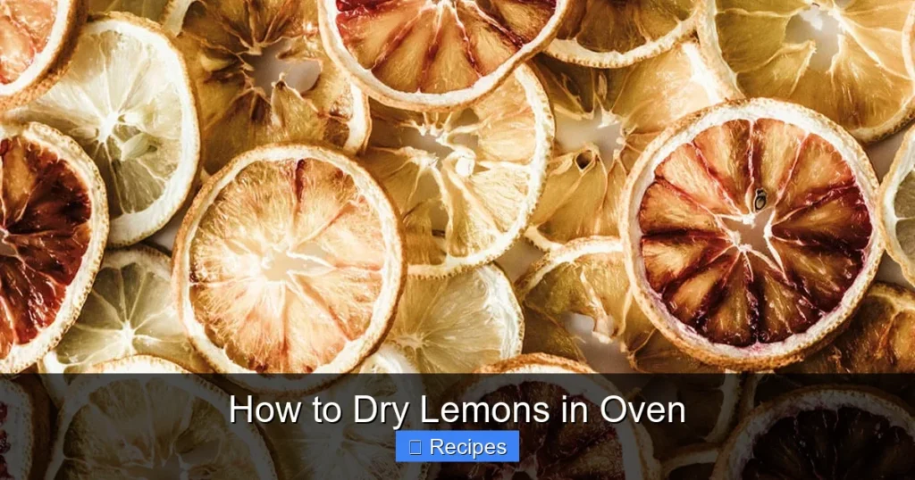 How to Dry Lemons in Oven
