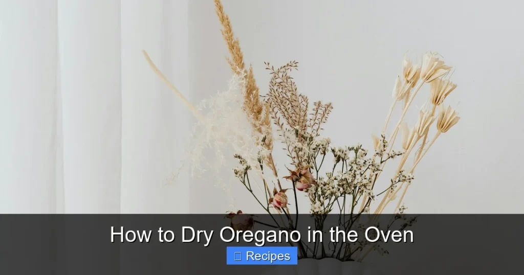 How to Dry Oregano in the Oven