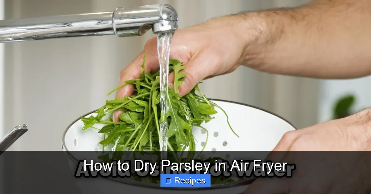 How to Dry Parsley in Air Fryer