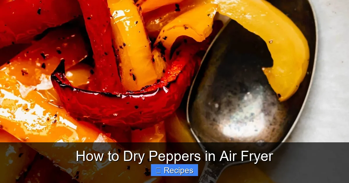 How to Dry Peppers in Air Fryer