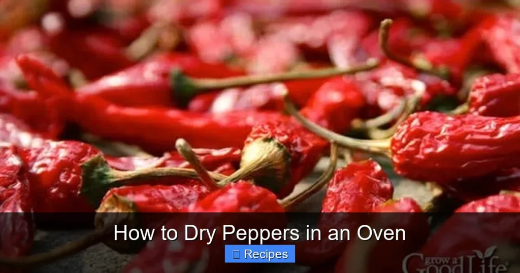 How to Dry Peppers in an Oven