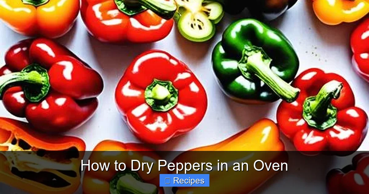 How to Dry Peppers in an Oven