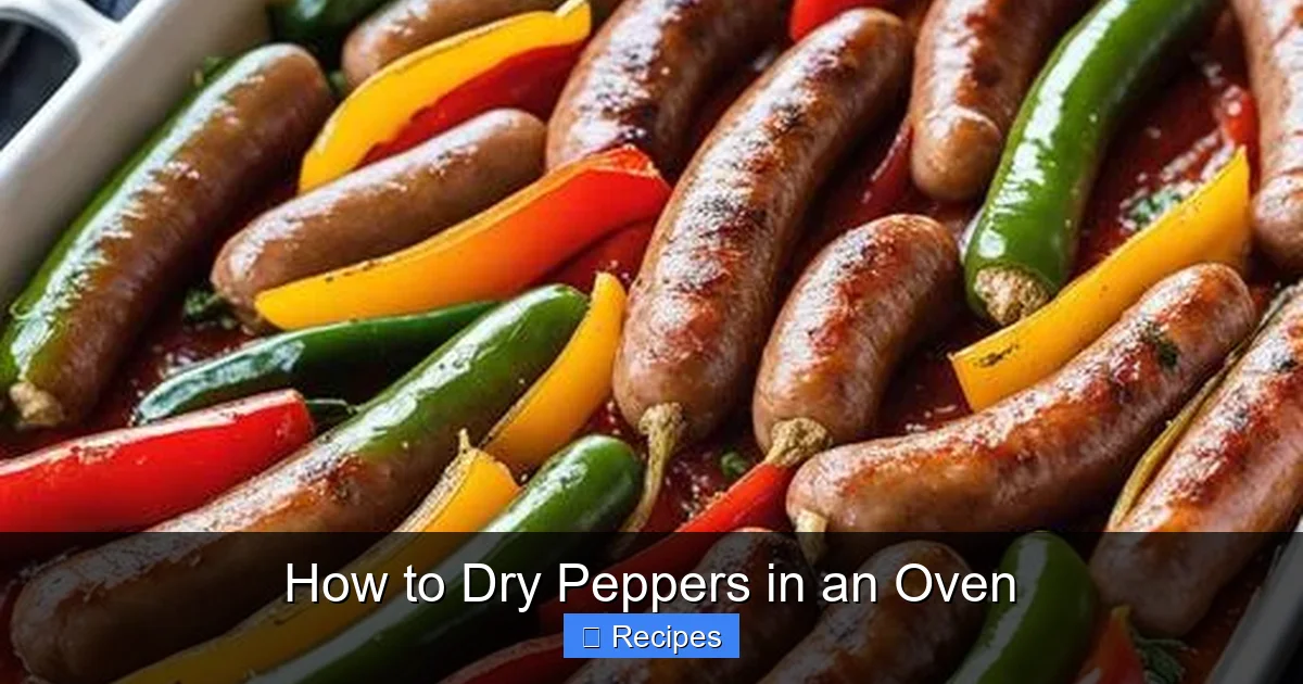 How to Dry Peppers in an Oven