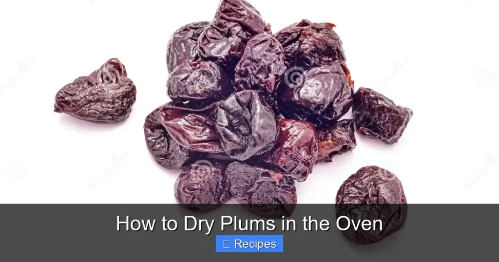 How to Dry Plums in the Oven