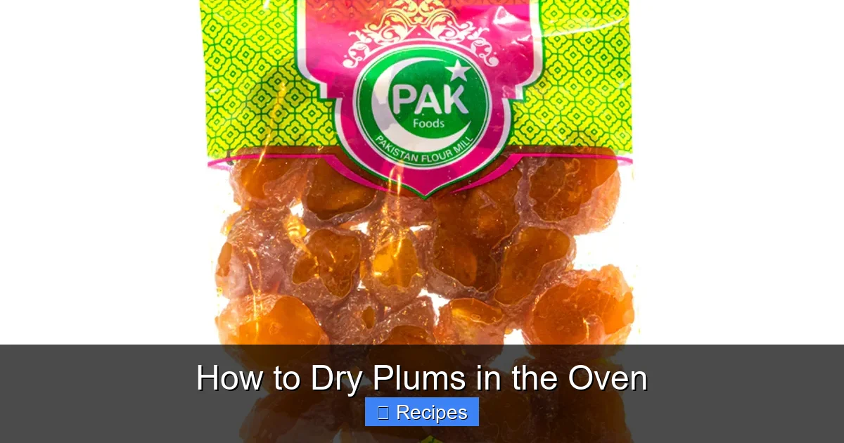 How to Dry Plums in the Oven