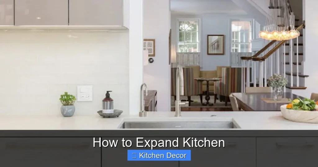How to Expand Kitchen