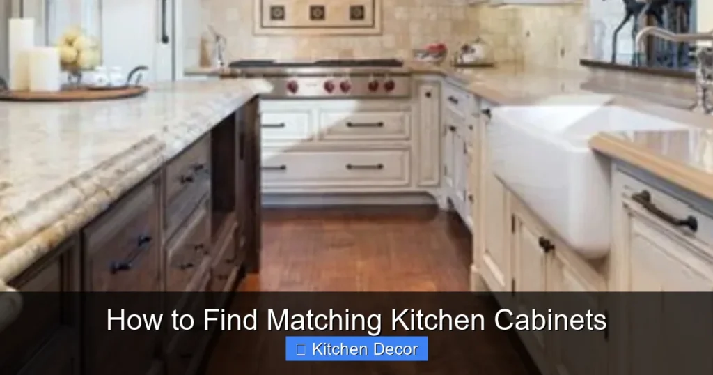 How to Find Matching Kitchen Cabinets