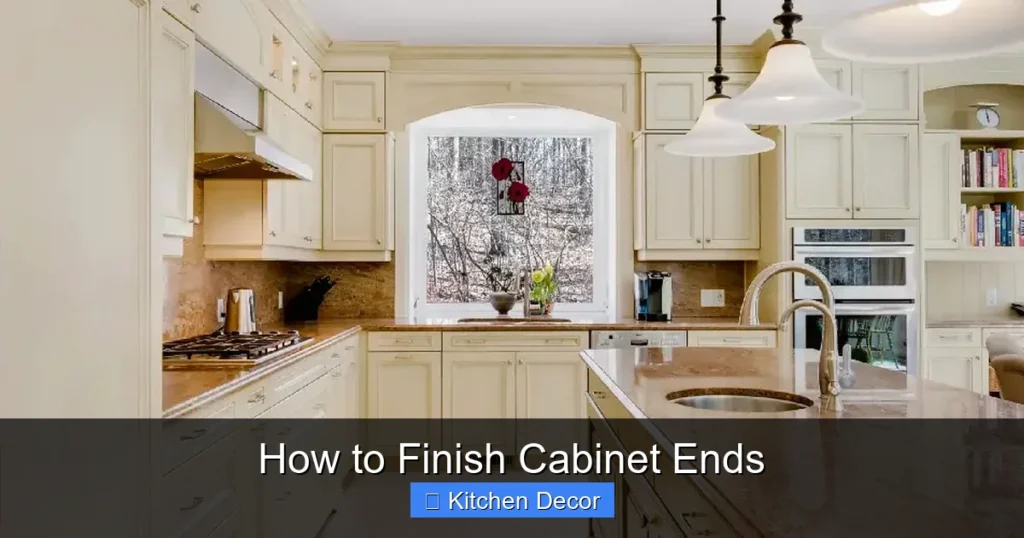 How to Finish Cabinet Ends